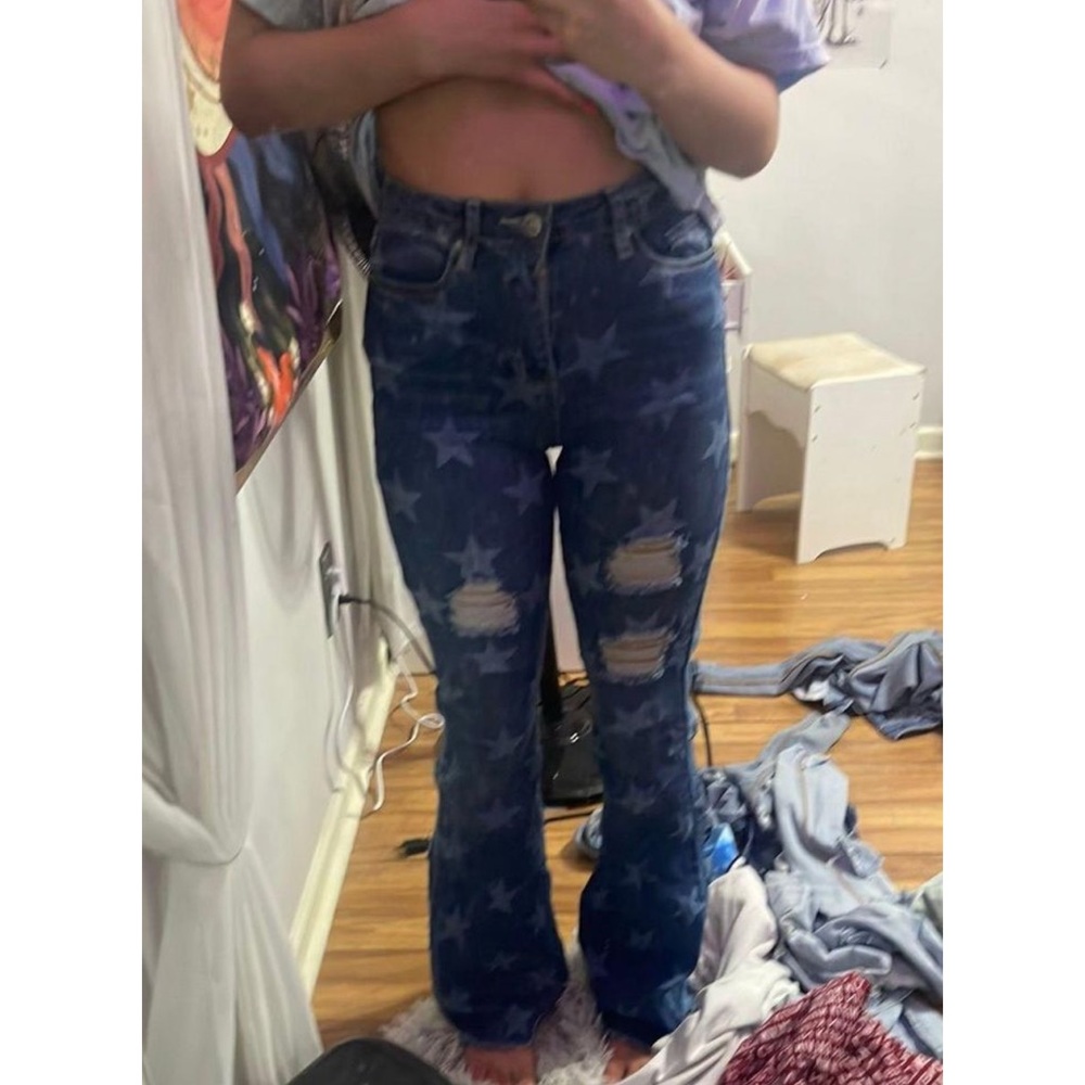 flared jeans